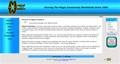 Desktop Screenshot of magicalwonders.com